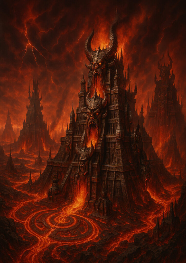 fantasy landscape illustration with cinematic atmosphere