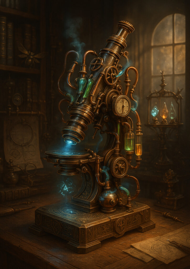 Steampunk reinterpretation of an everyday item inspired by industrial engineering and craftsmanship.