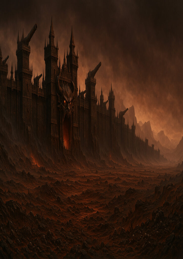 fantasy landscape illustration showing magical world