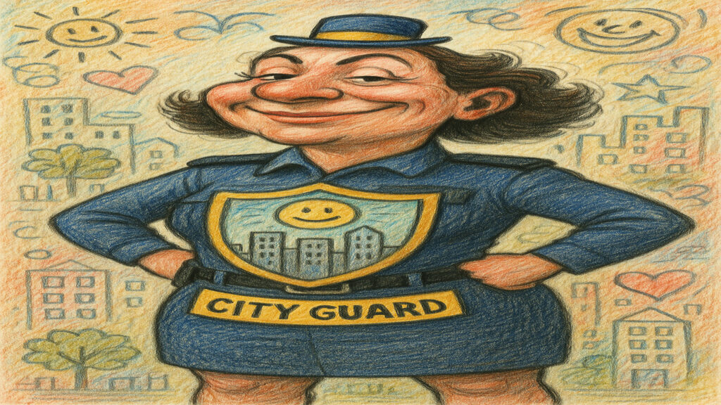 Caricature style illustration inspired by ordinary moments and daily experiences