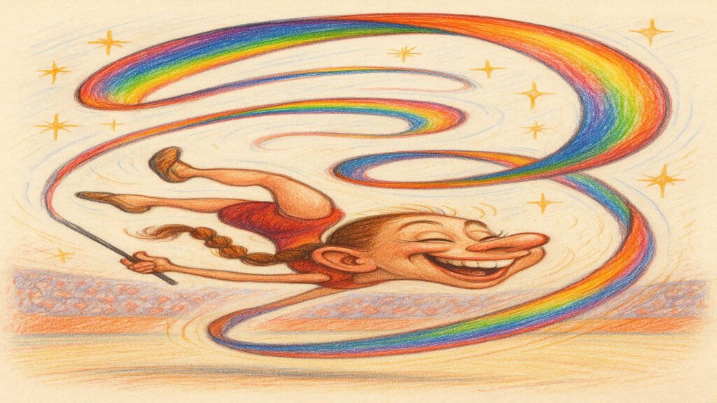 Caricature style illustration inspired by ordinary moments and daily experiences