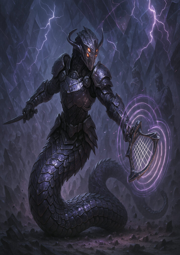 Epic warhammer inspired daemons of chaos battlefield