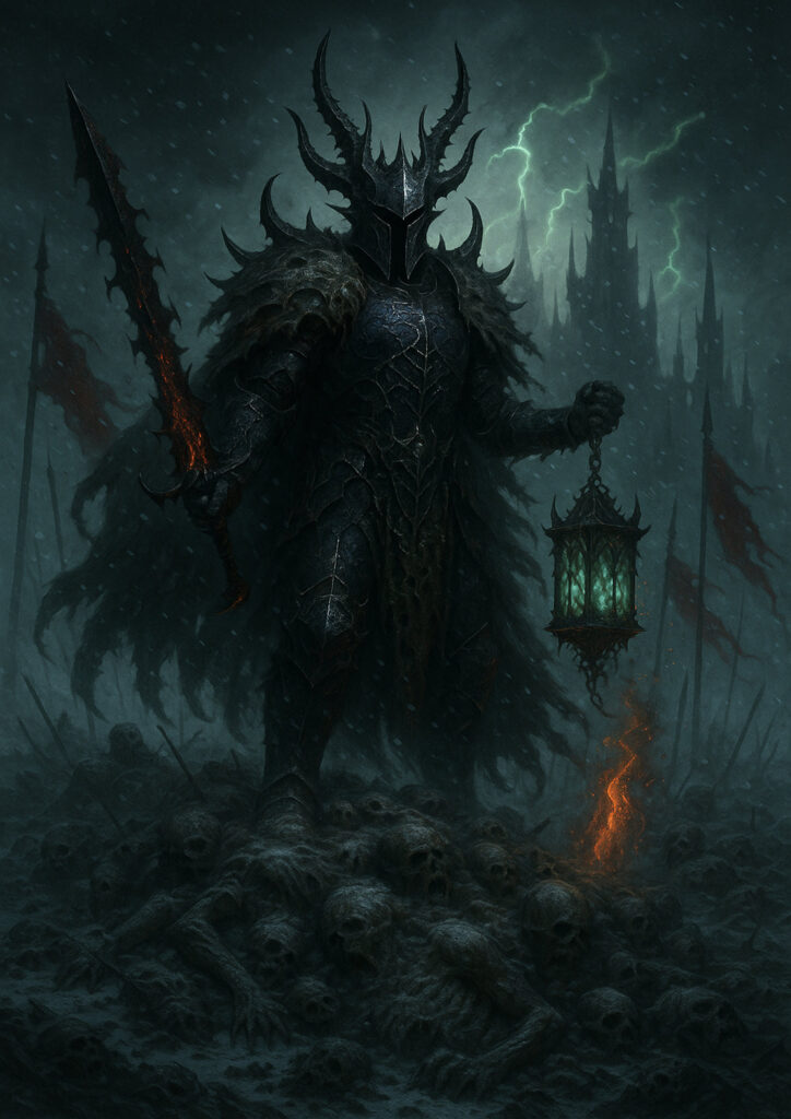 Warhammer inspired dark elf faction dark fantasy art