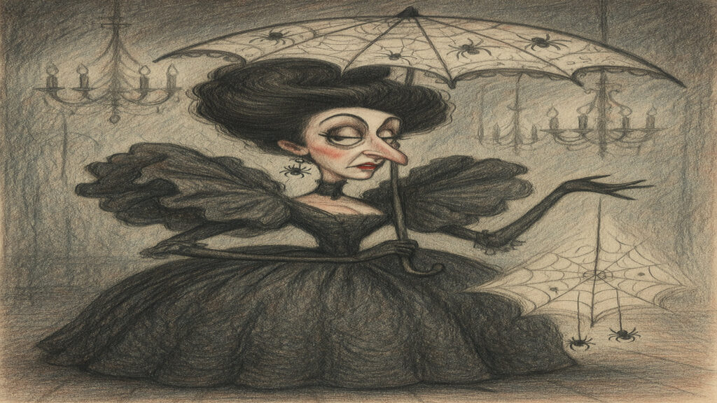 Caricature style illustration inspired by ordinary moments and daily experiences