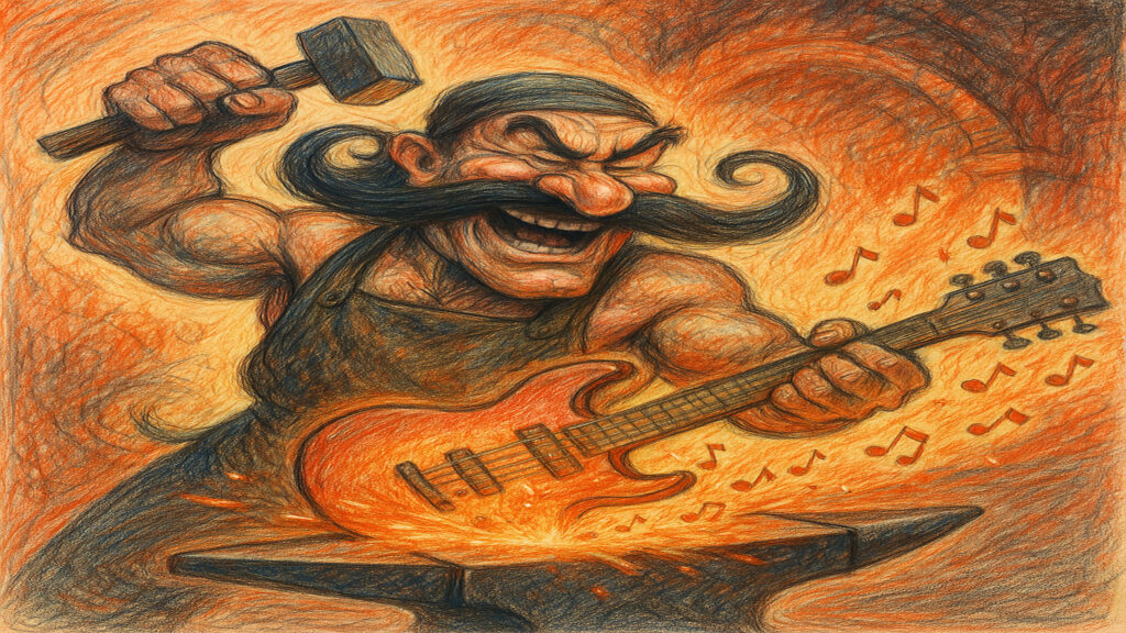 Caricature style illustration inspired by ordinary moments and daily experiences