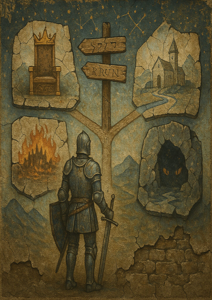 Medieval wall fresco art, antique hand-painted mural style, authentic historic texture and colors