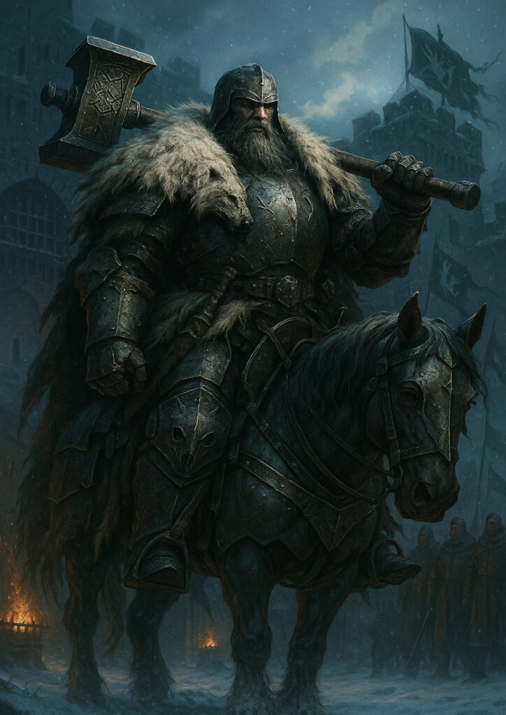 The empire army inspired by warhammer aesthetic