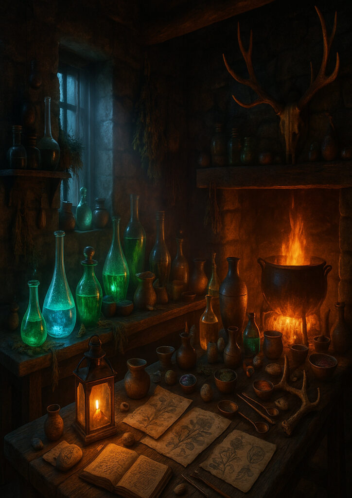 interior illustration inspired by world culture