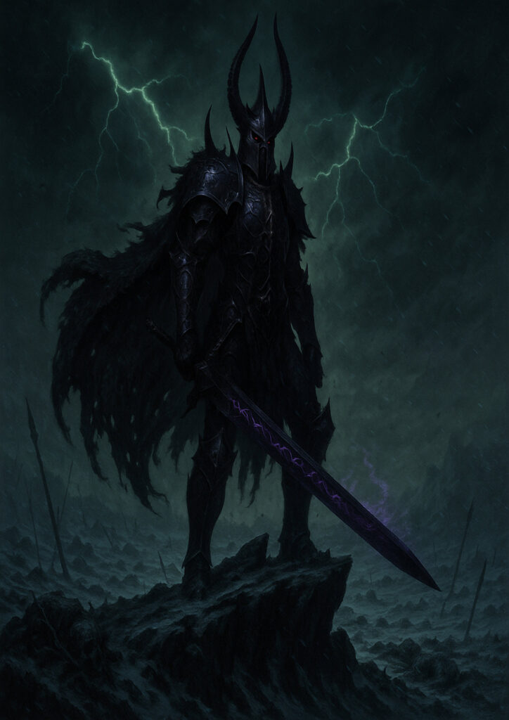 Warhammer inspired dark elf faction dark fantasy art