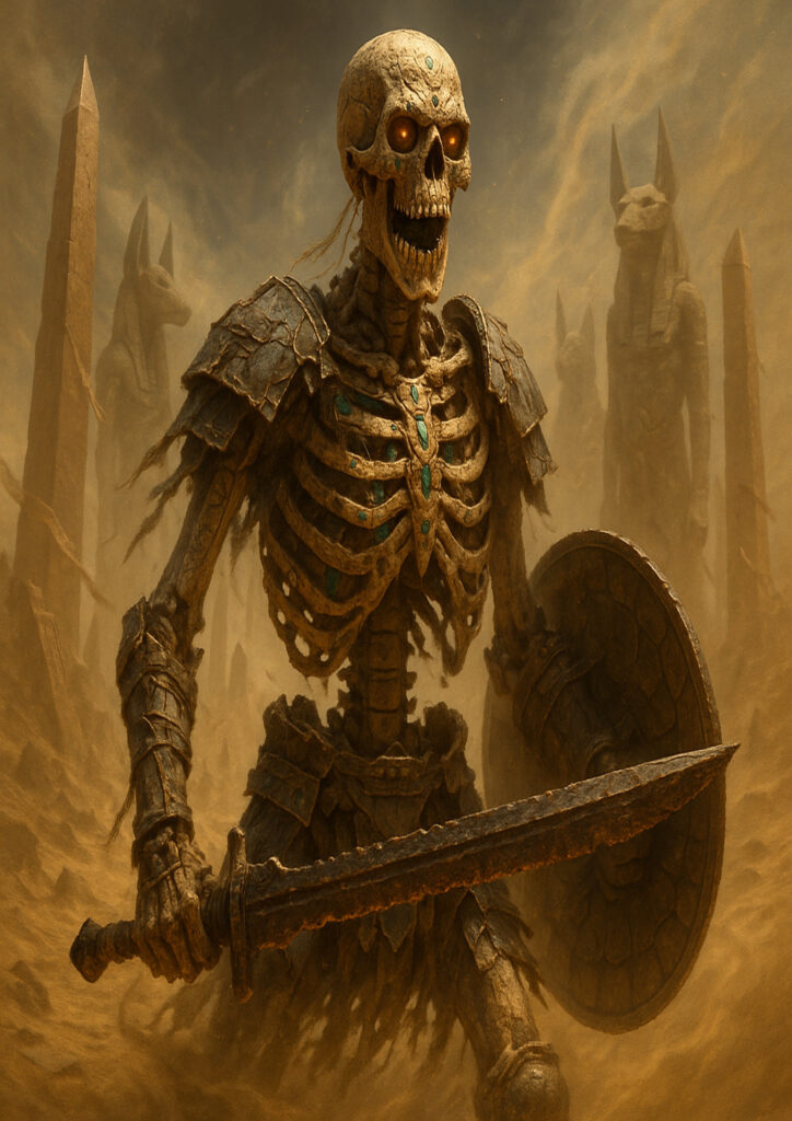 Warhammer inspired tomb kings of khemria undead army