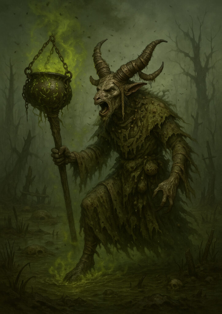 Ferocious beastmen warriors warhammer inspired art