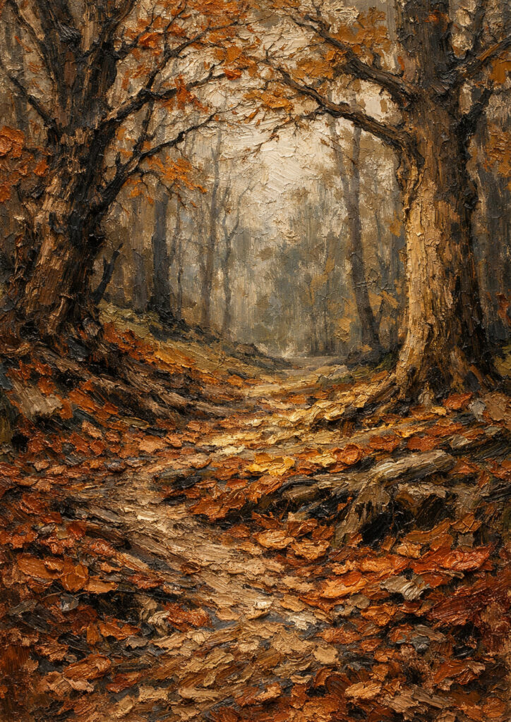 forest landscape scenery inspired by nature