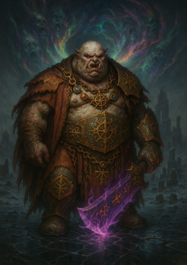 Ogres army inspired by warhammer dark fantasy