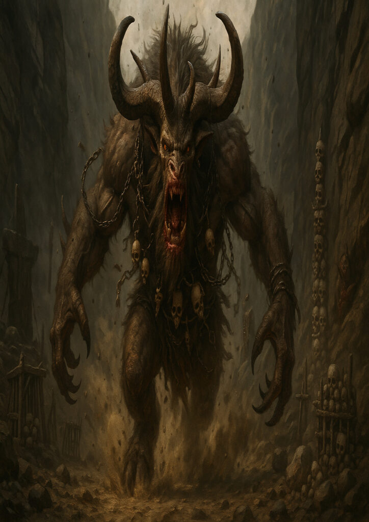 Ferocious beastmen warriors warhammer inspired art