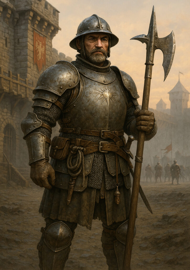 Warhammer inspired empire soldiers fantasy artwork