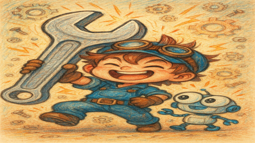 Lighthearted caricature artwork inspired by familiar real-life situations