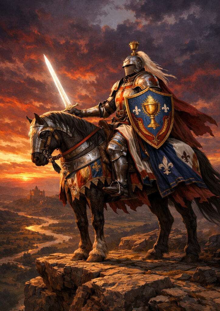 Warhammer inspired knights fantasy artwork