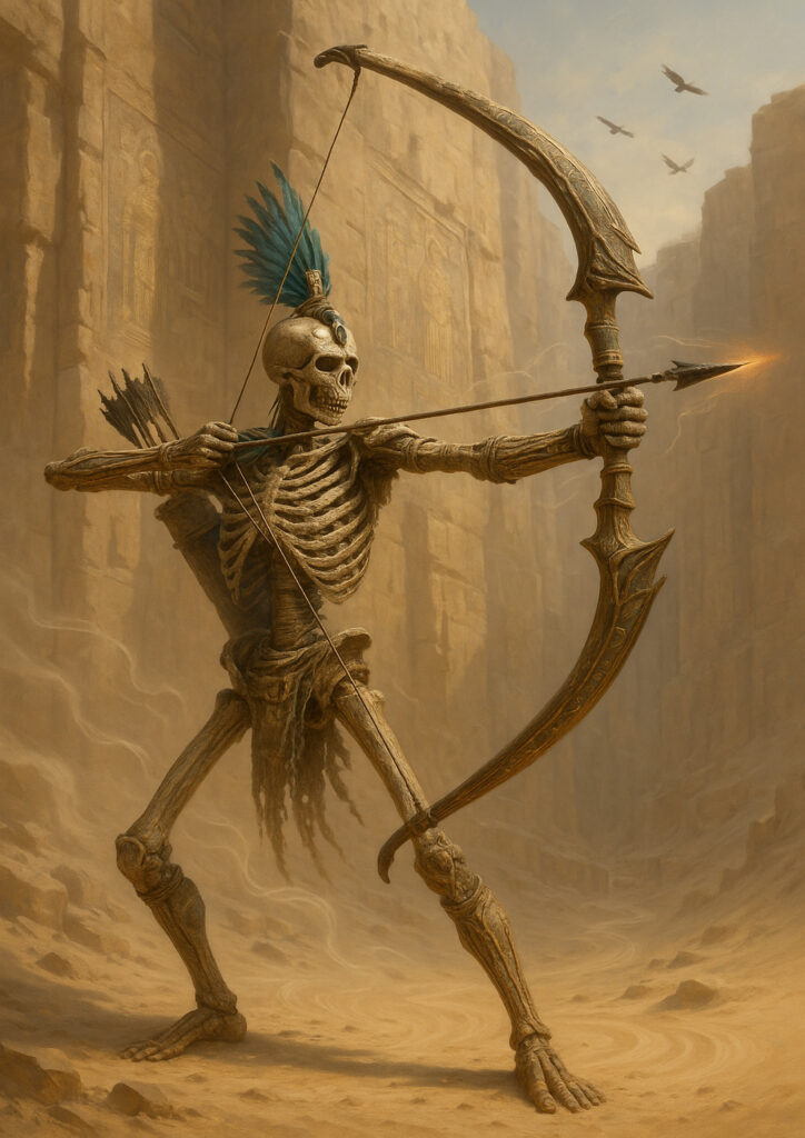 Warhammer inspired tomb kings of khemria undead army