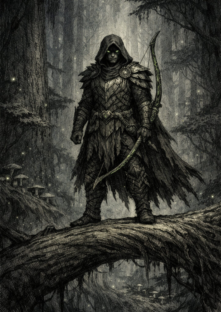 High detail warhammer inspired wood elves characters