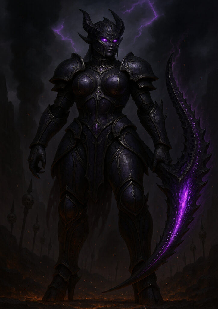 Warhammer inspired daemons of chaos dark fantasy art