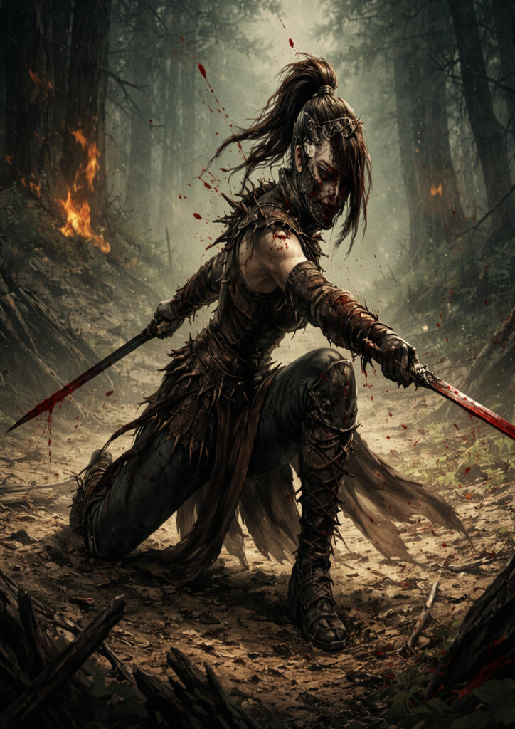 Ancient forest wood elves warhammer inspired artwork