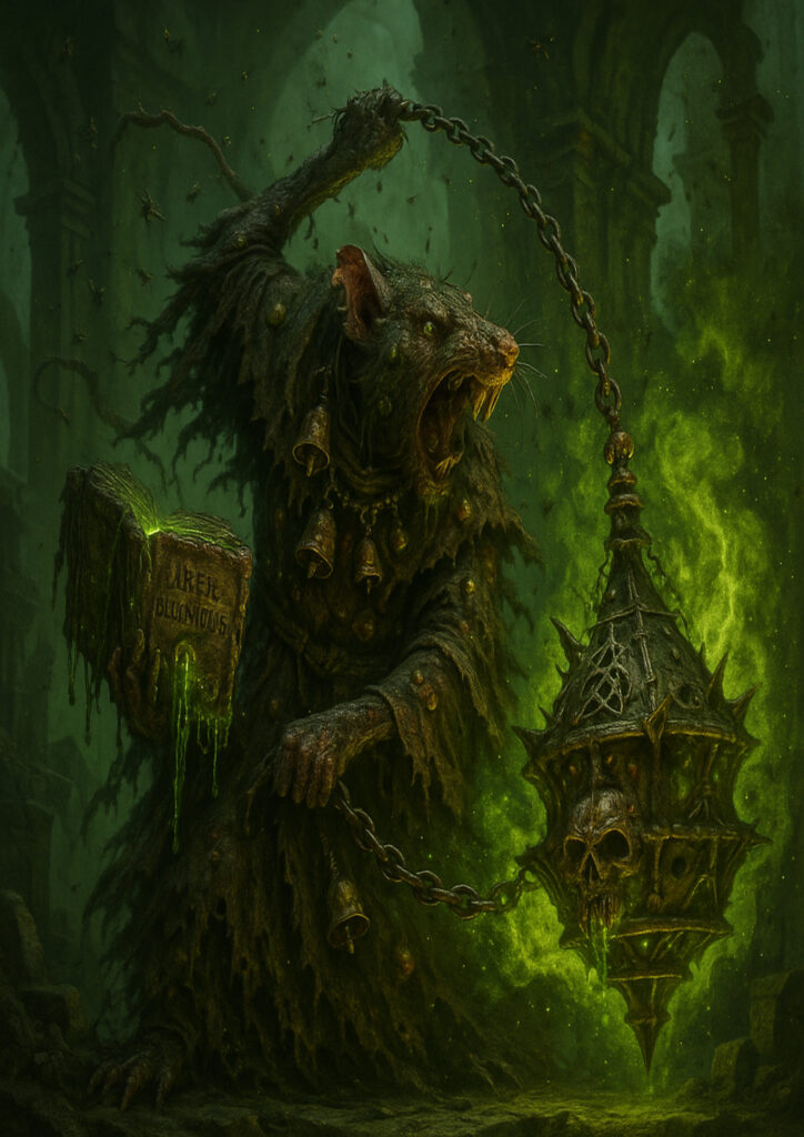 Warhammer inspired skaven digital fantasy art