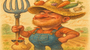 Humorous caricature illustration inspired by everyday life and human behavior