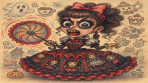 Humorous caricature illustration inspired by everyday life and human behavior