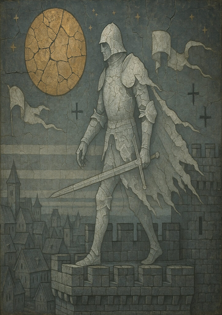 Medieval wall fresco art, antique hand-painted mural style, authentic historic texture and colors