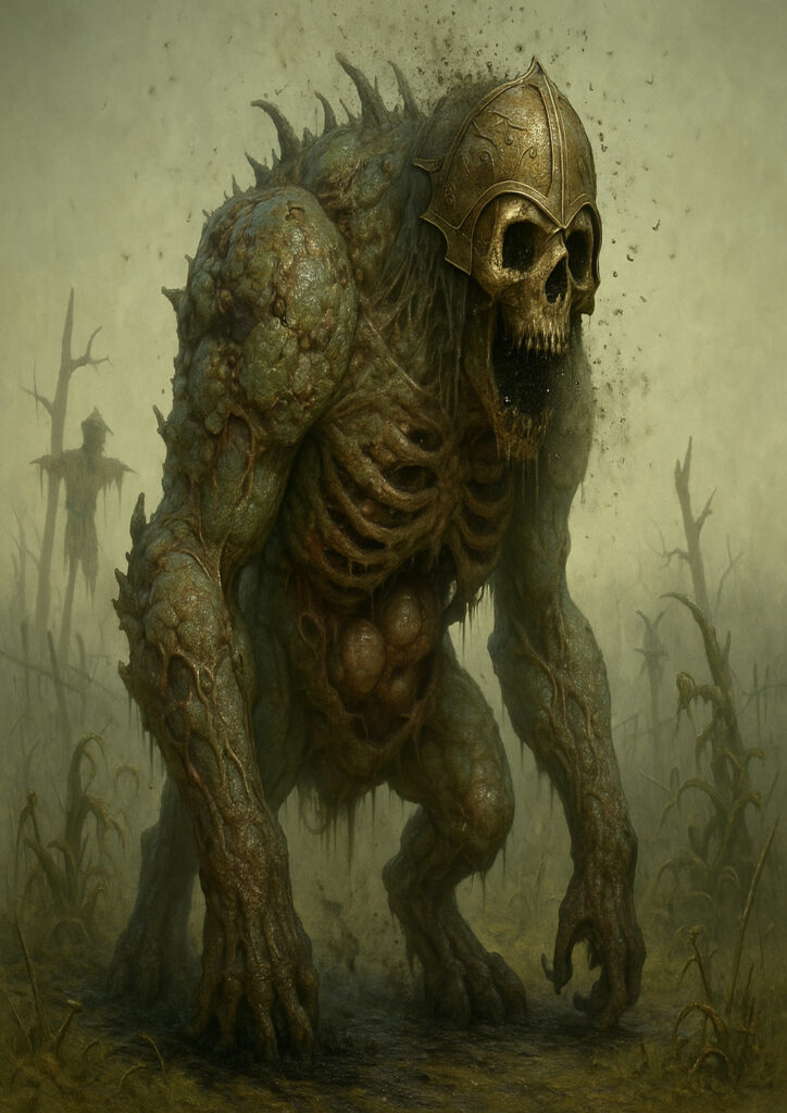 Warhammer inspired daemons of chaos dark fantasy art