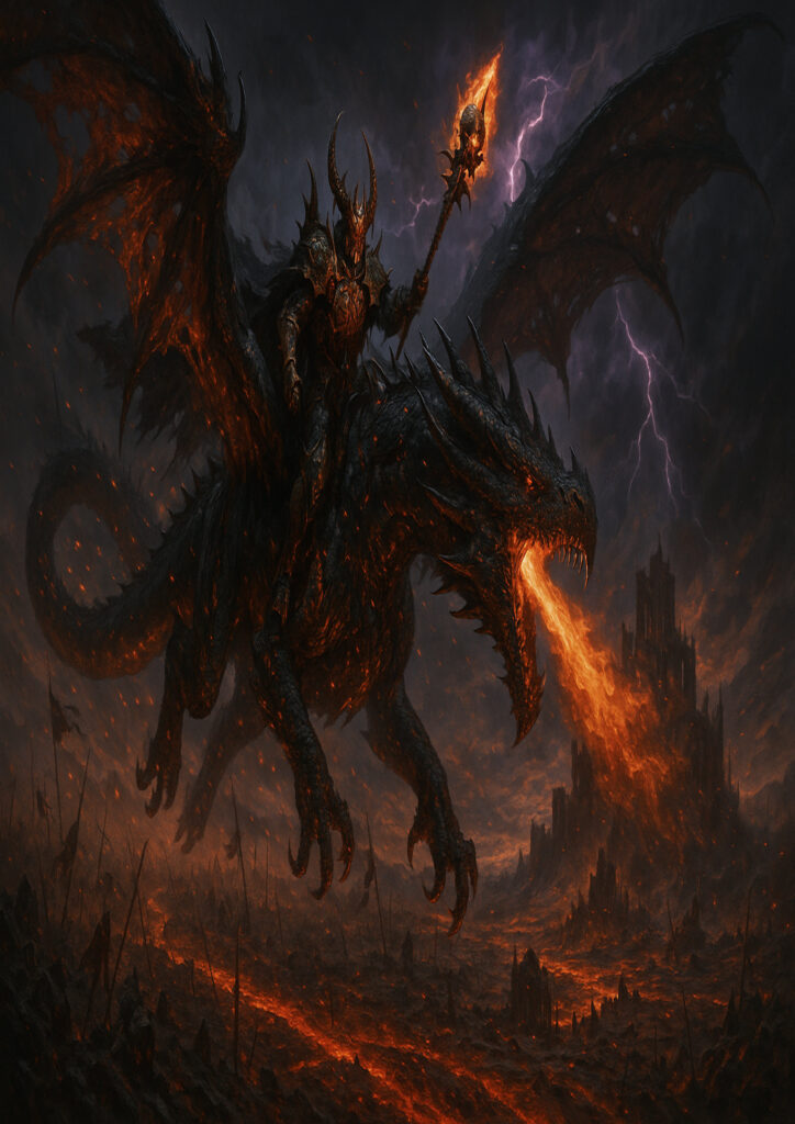 Chaos warriors army inspired by warhammer aesthetic