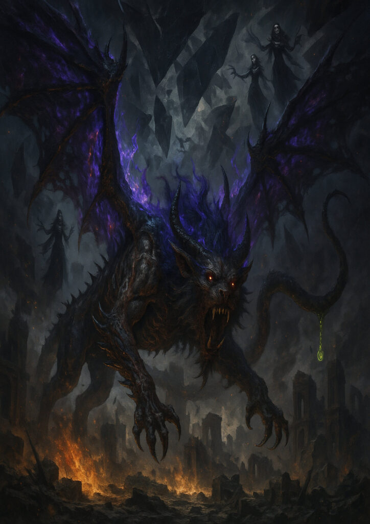 Dark elves warhammer inspired gothic fantasy artwork