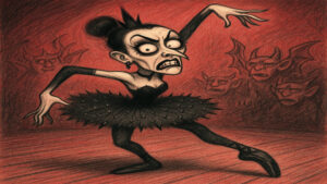 Humorous caricature illustration inspired by everyday life and human behavior