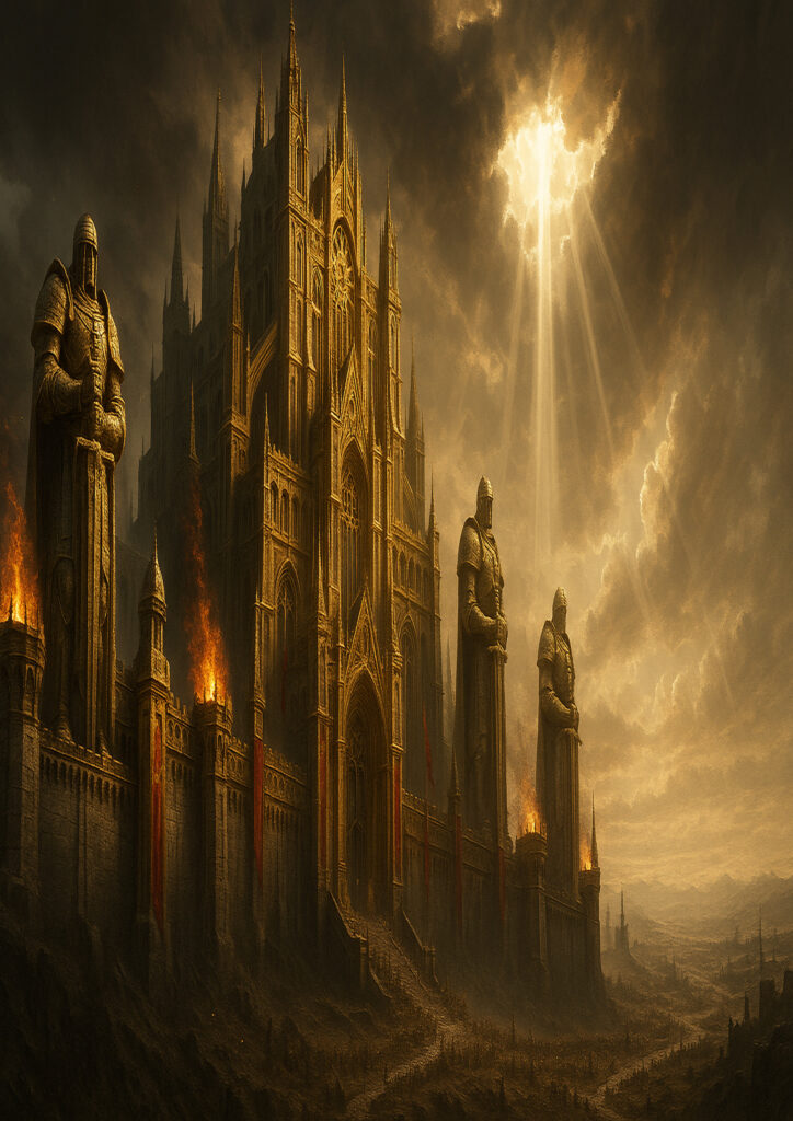 fantasy landscape artwork inspired by legends