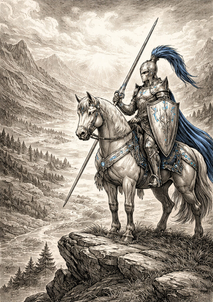 Warhammer inspired high elves fantasy artwork