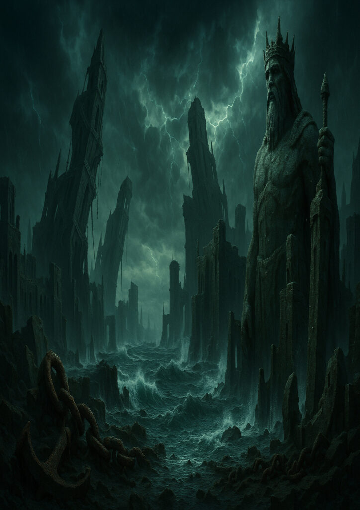 fantasy landscape artwork inspired by legends