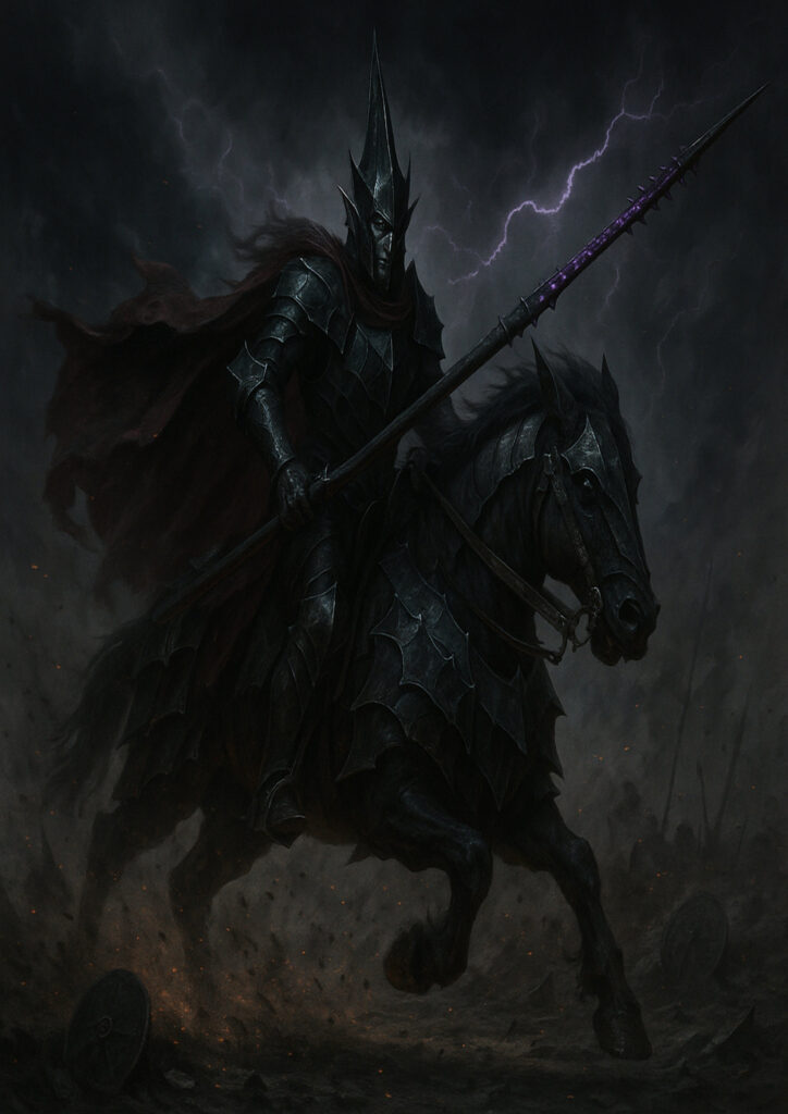 Dark elves warhammer inspired gothic fantasy artwork