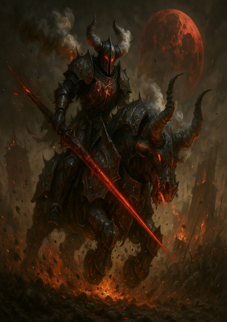 Epic warhammer inspired daemons of chaos battlefield