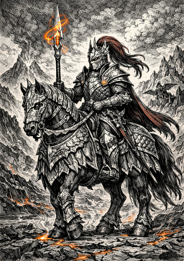 High elves faction inspired by warhammer fantasy style