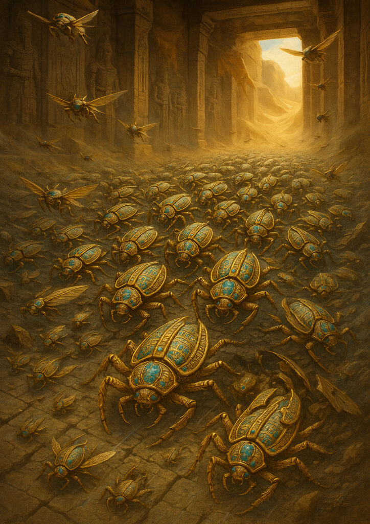 Tomb kings of khemria inspired by warhammer aesthetic