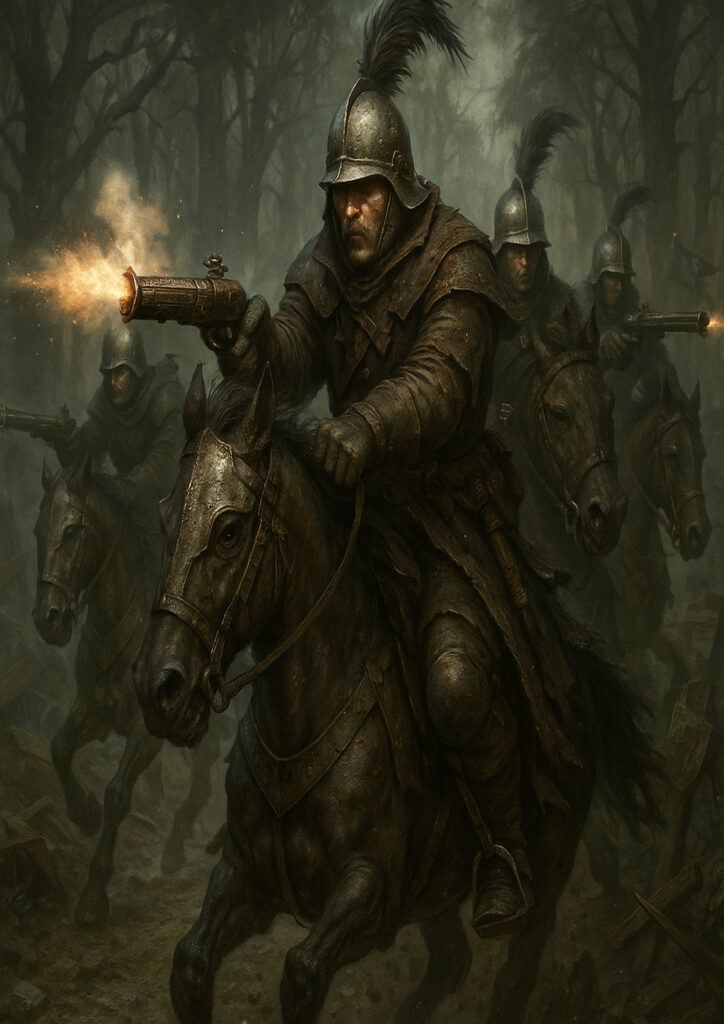 Warhammer inspired empire soldiers fantasy artwork