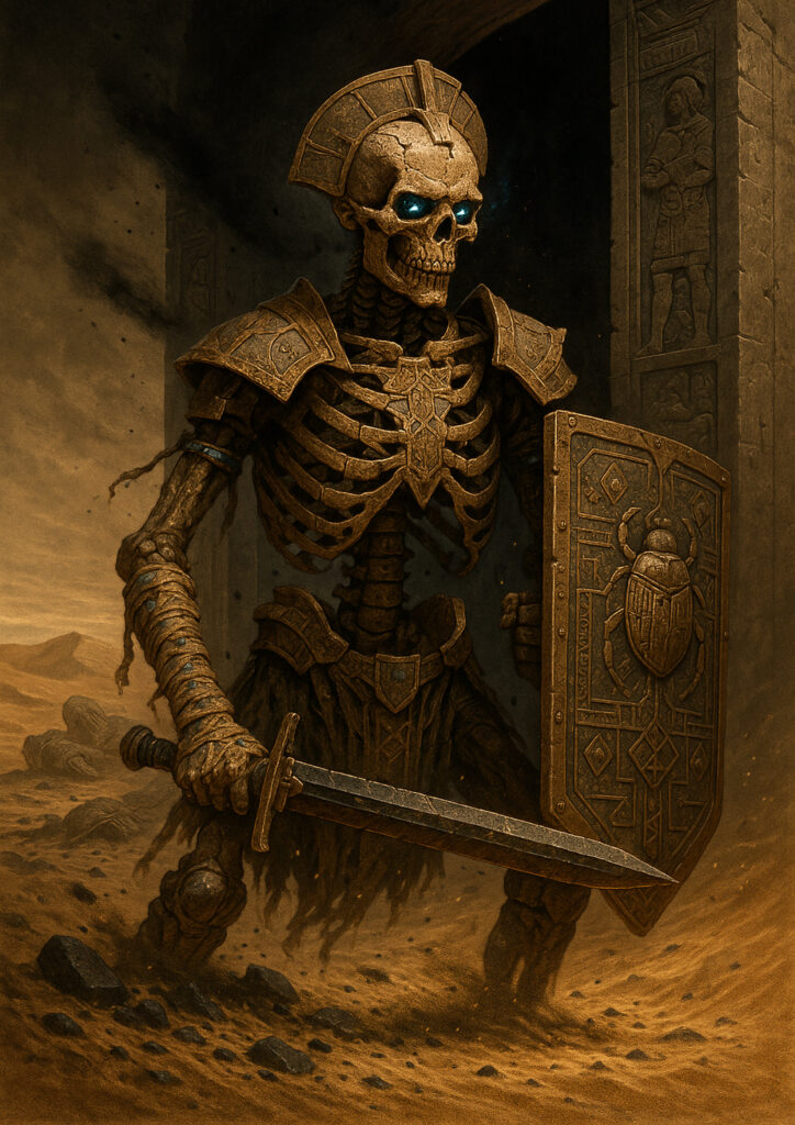 Tomb kings of khemria inspired by warhammer aesthetic