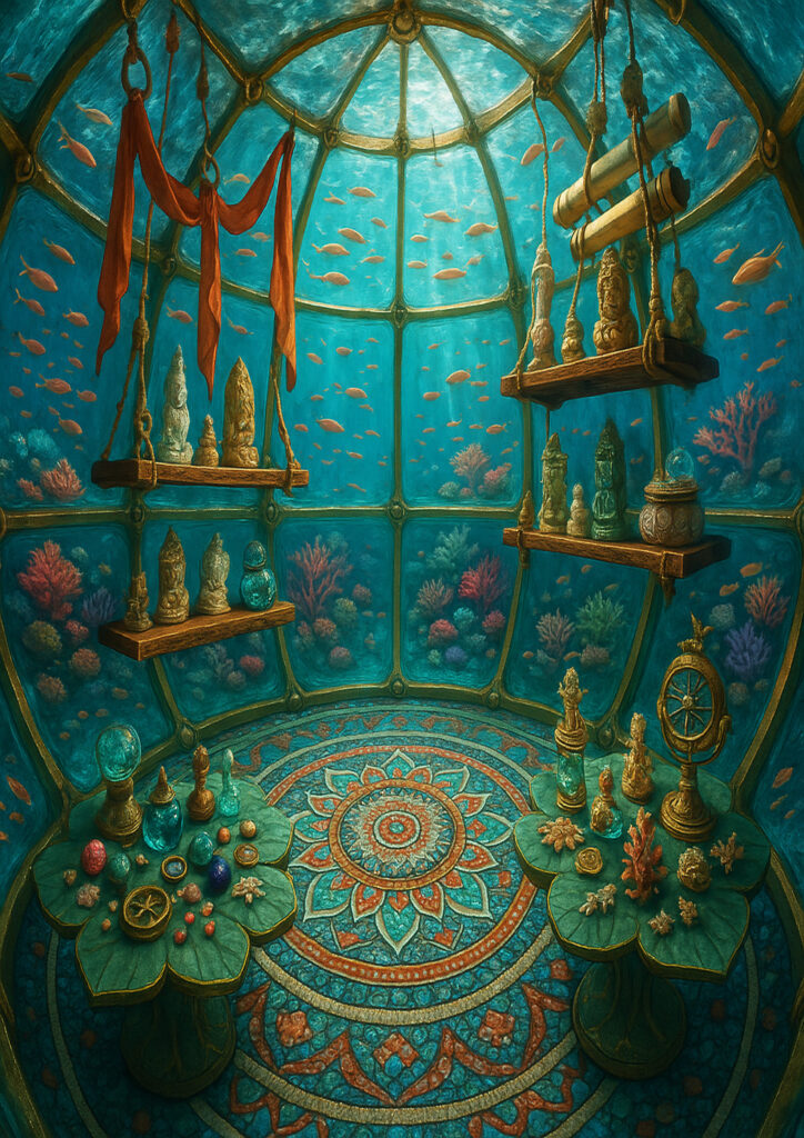 warm interior space with global inspiration