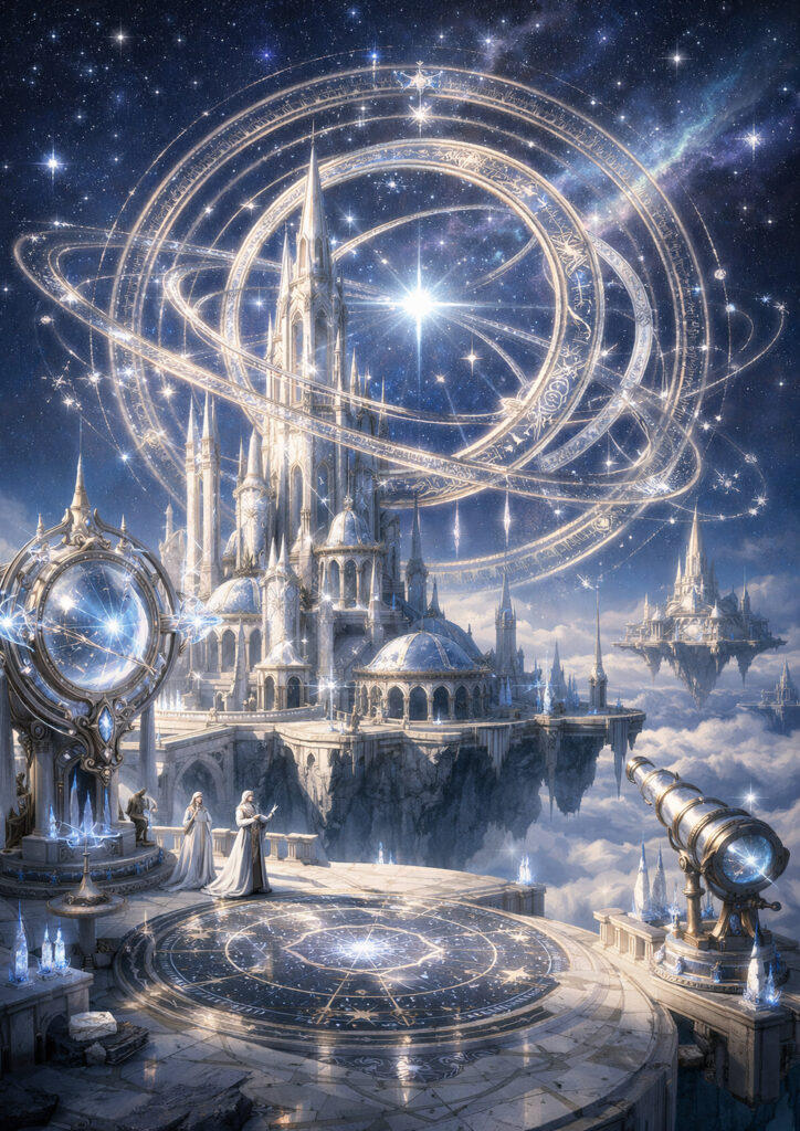 fantasy landscape image with magical atmosphere