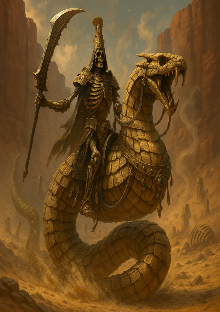 Tomb kings of khemria inspired by warhammer aesthetic