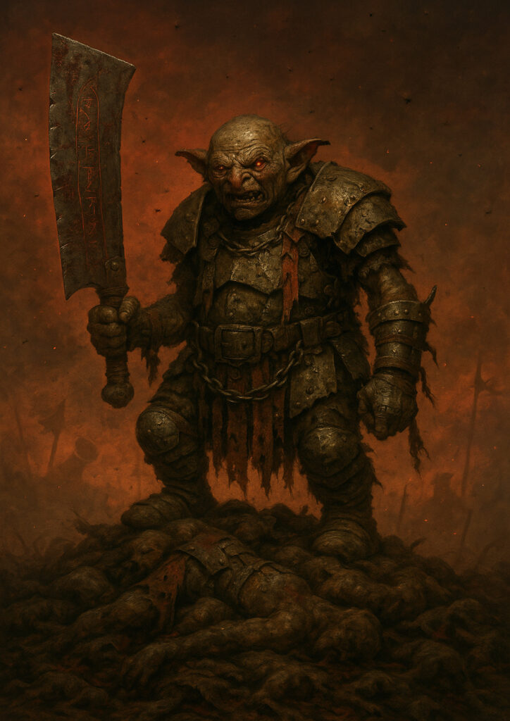 Massive ogres warriors warhammer inspired artwork