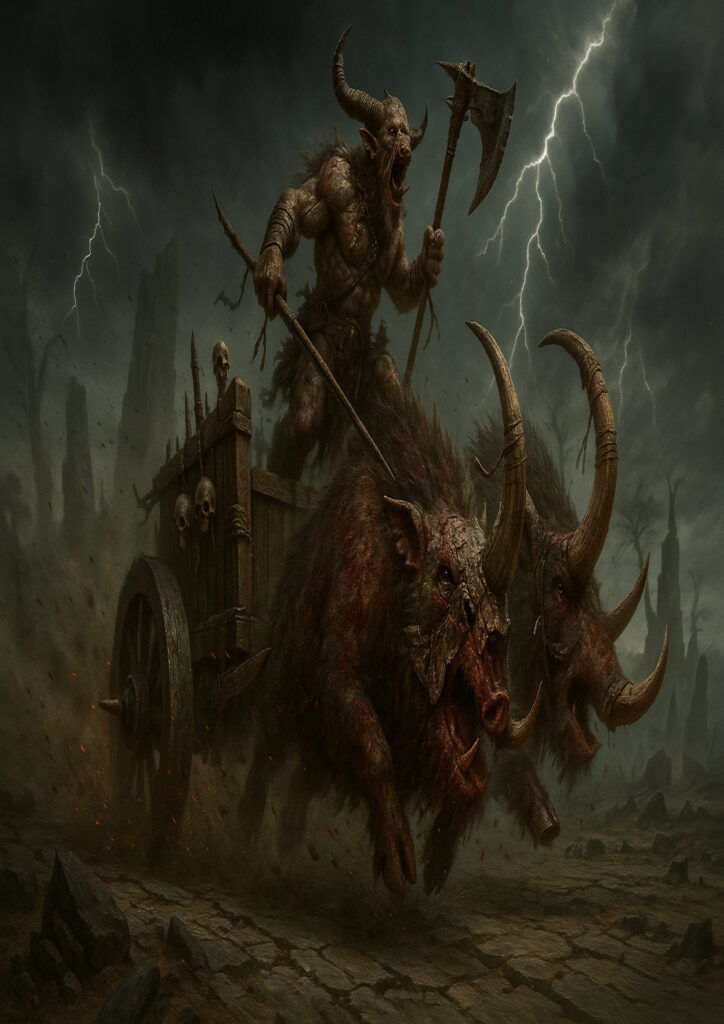 Beastmen faction inspired by warhammer dark fantasy