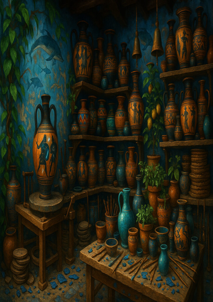 warm interior space with global inspiration