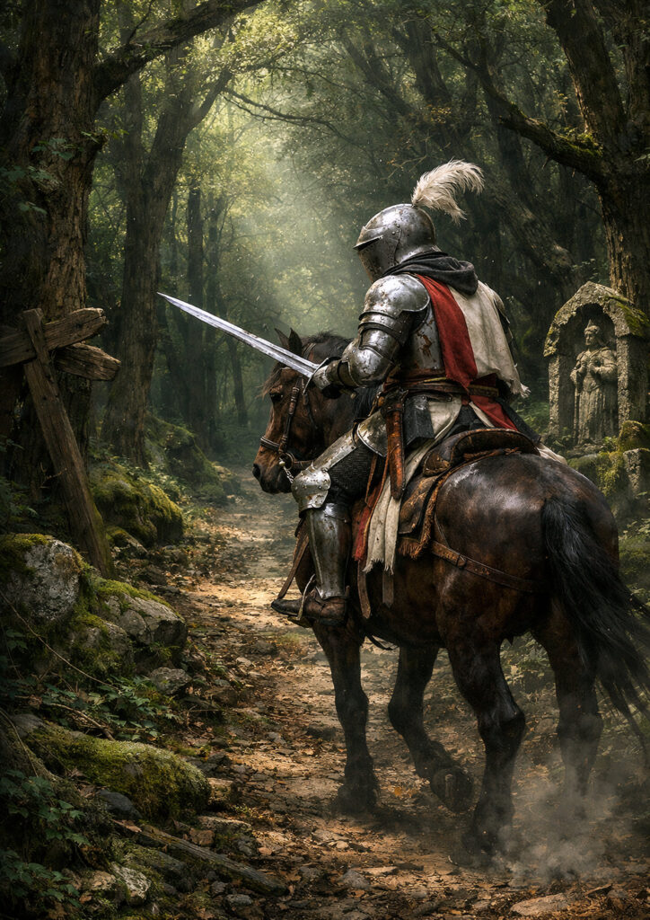 High detail warhammer inspired knight characters