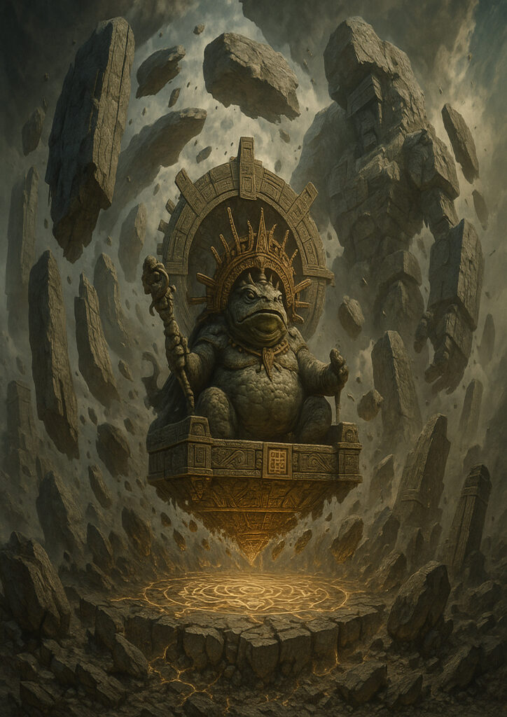 Epic warhammer inspired lizardmen battlefield scene